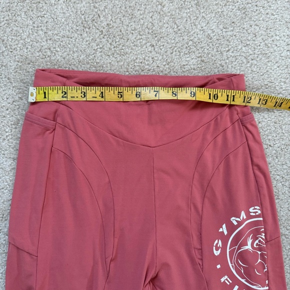 Gymshark Legacy Leggings Peach Pink Logo Pockets Gym Workout - Picture 6 of 8